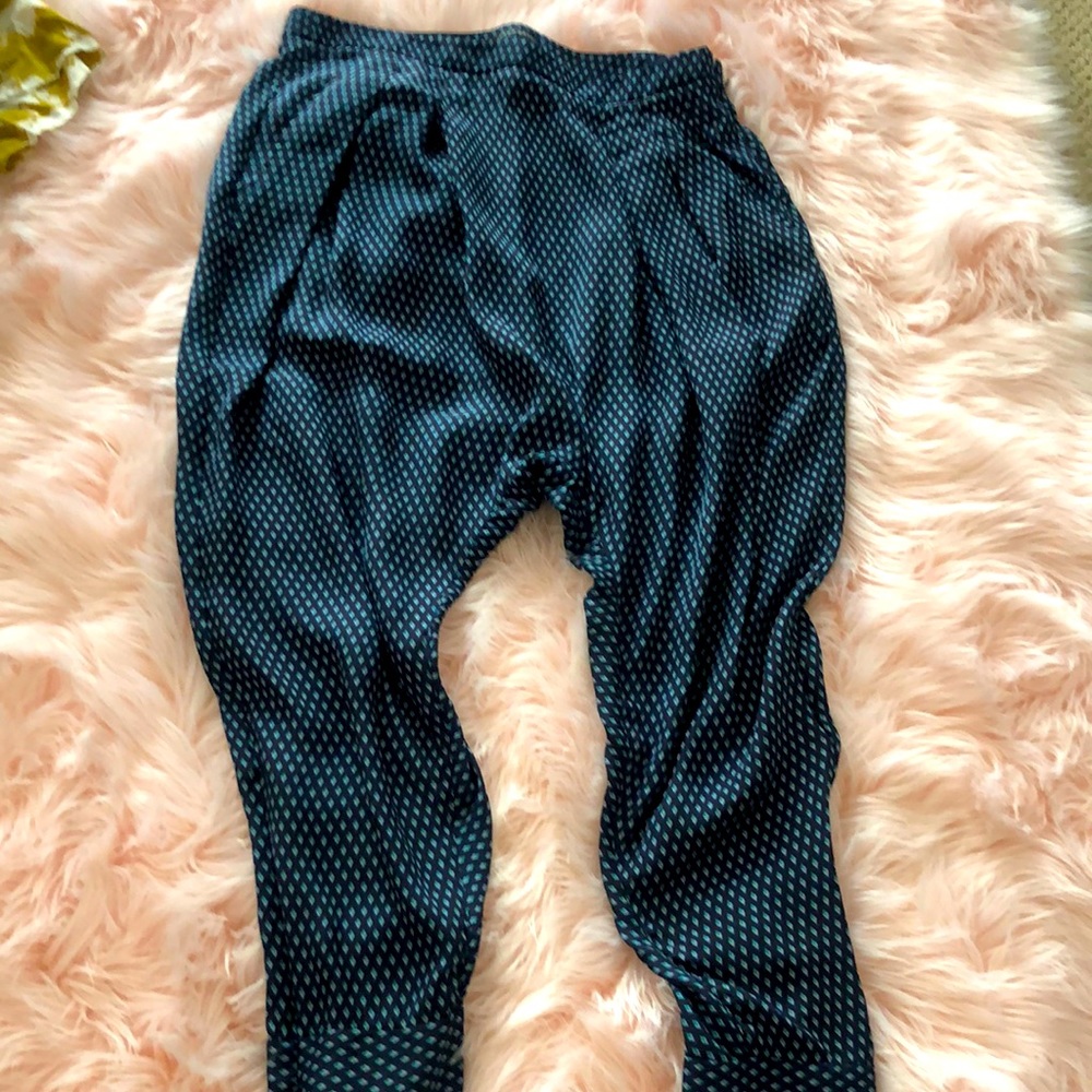 Silky baggy pants